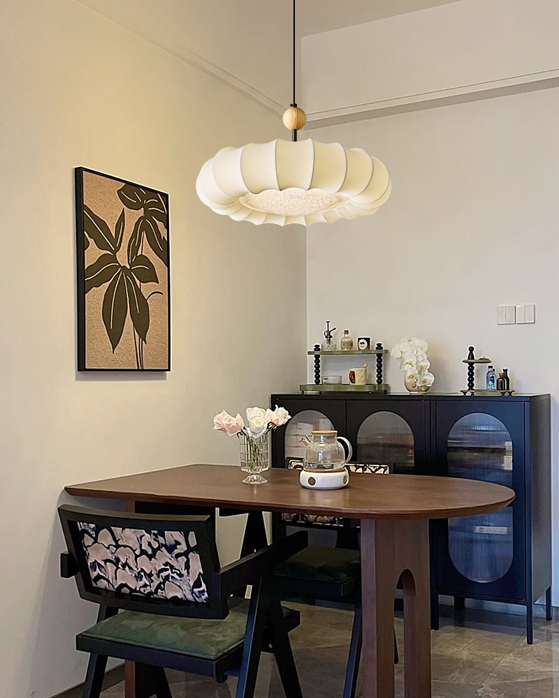 Syliselia lampada a sospensione minimalista in legno