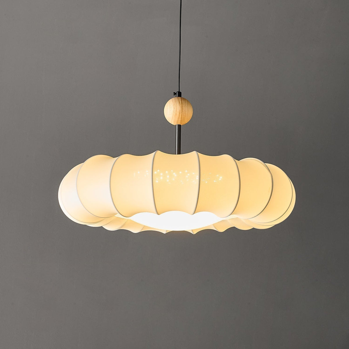 Syliselia lampada a sospensione minimalista in legno