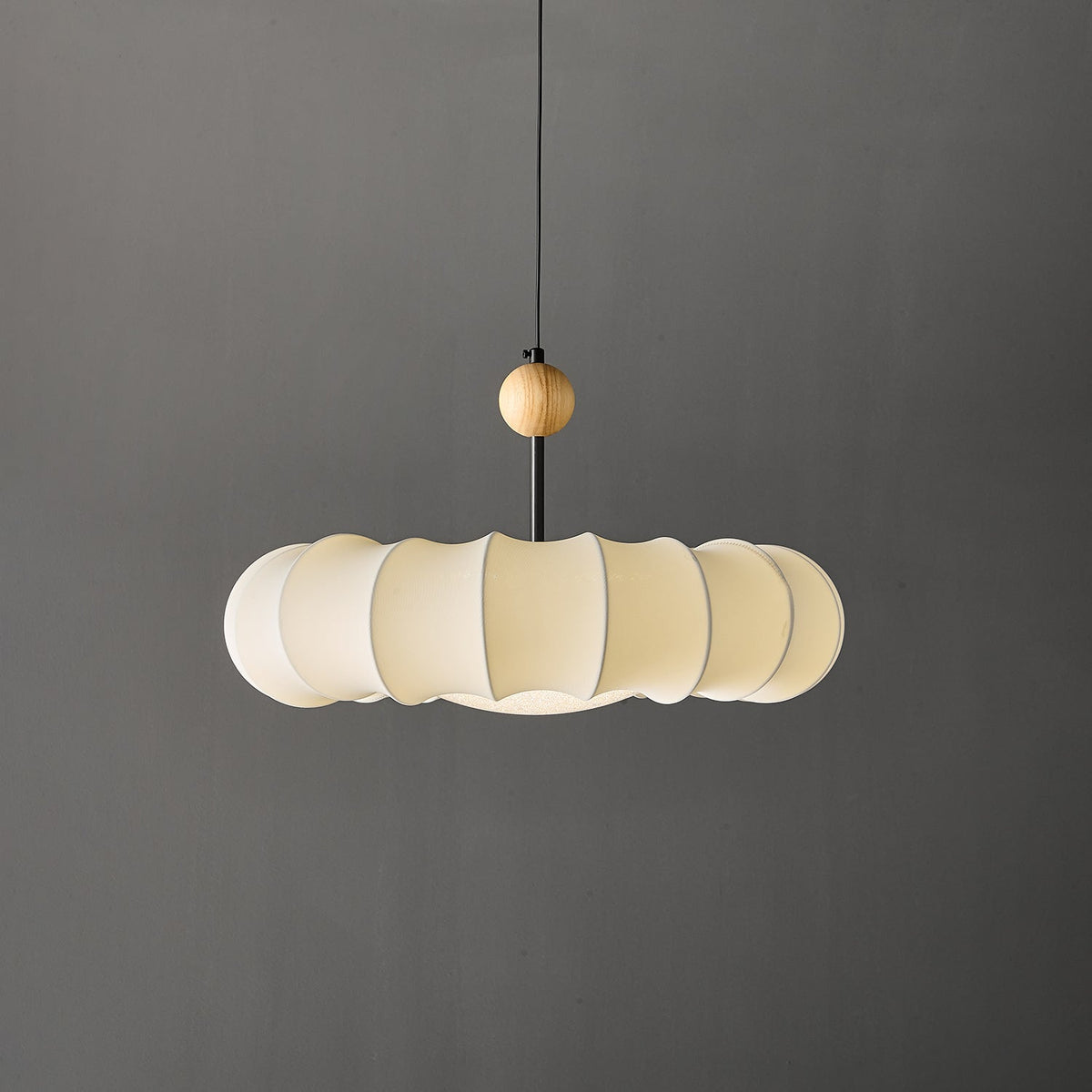 Syliselia lampada a sospensione minimalista in legno