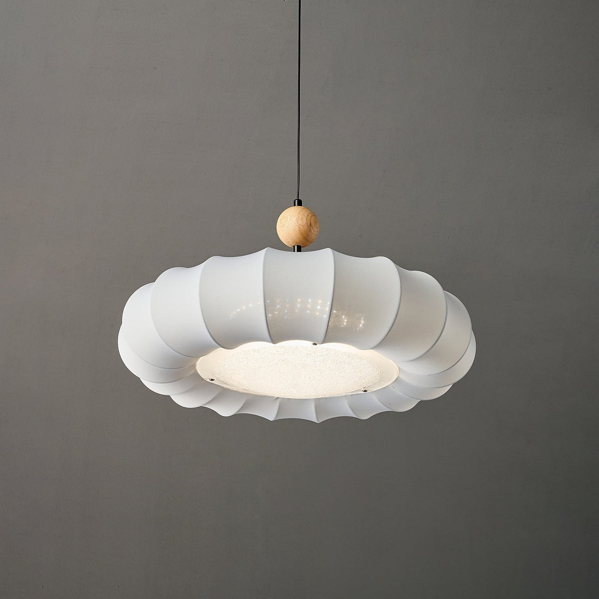 Syliselia lampada a sospensione minimalista in legno