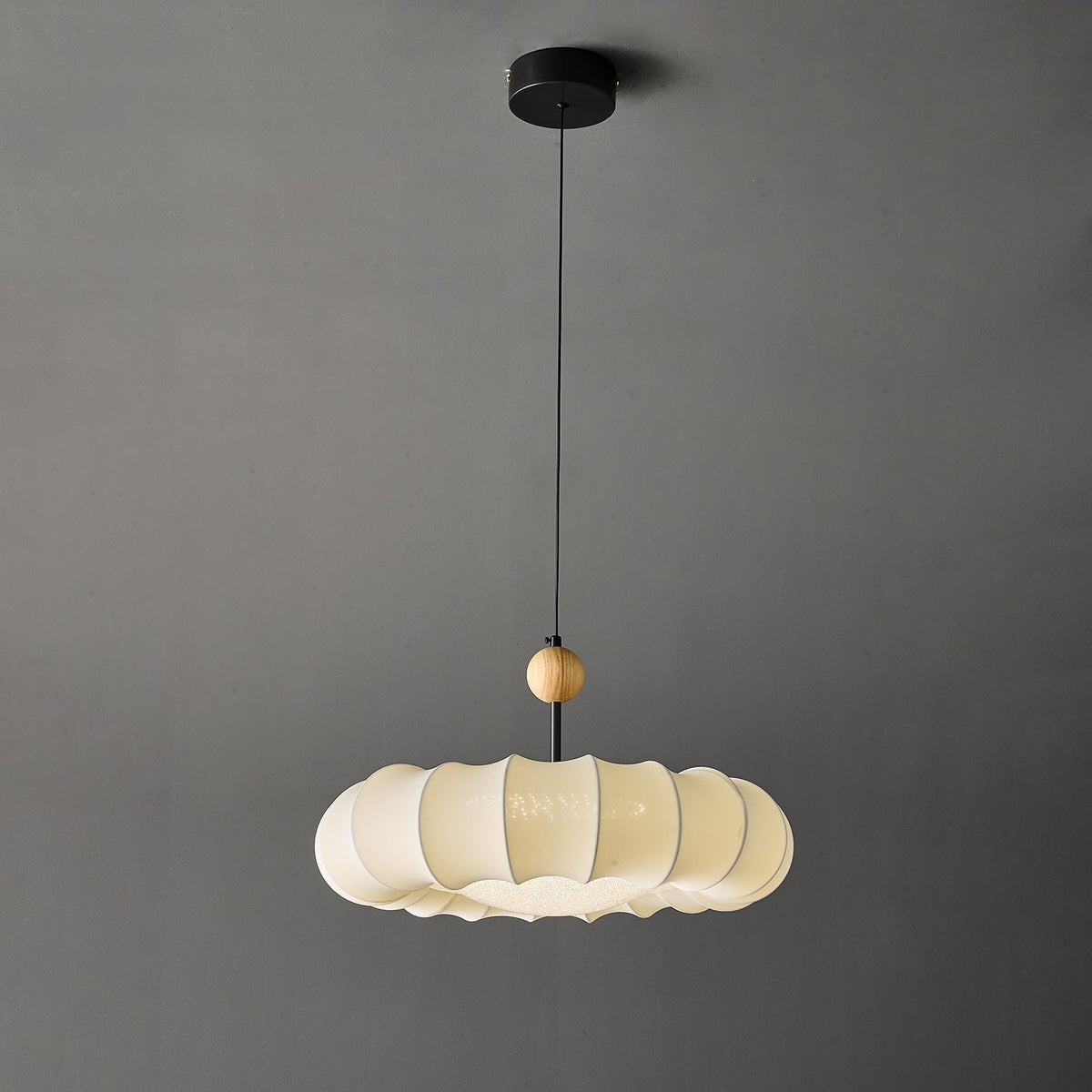 Syliselia lampada a sospensione minimalista in legno