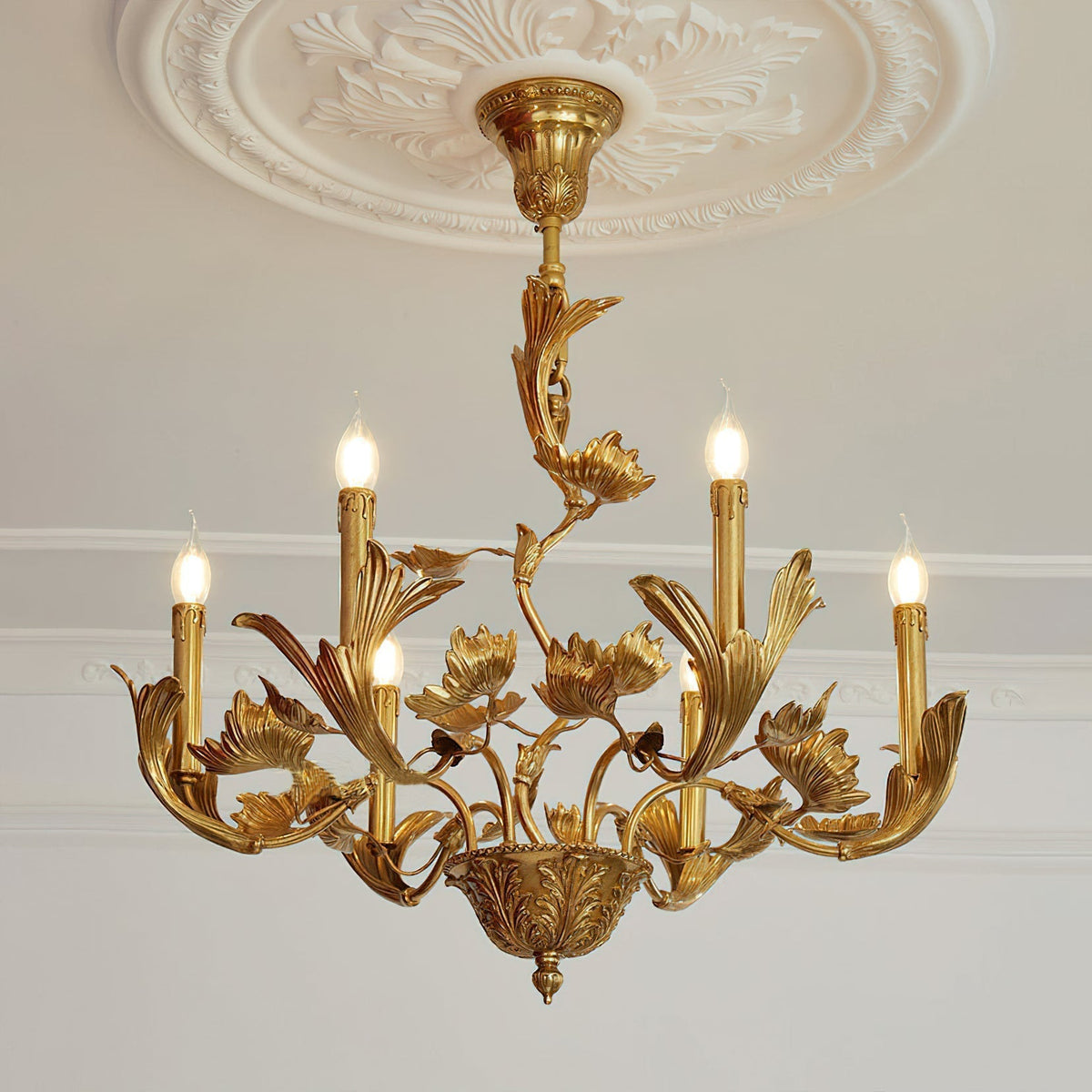 Aurelios lampadario in ottone