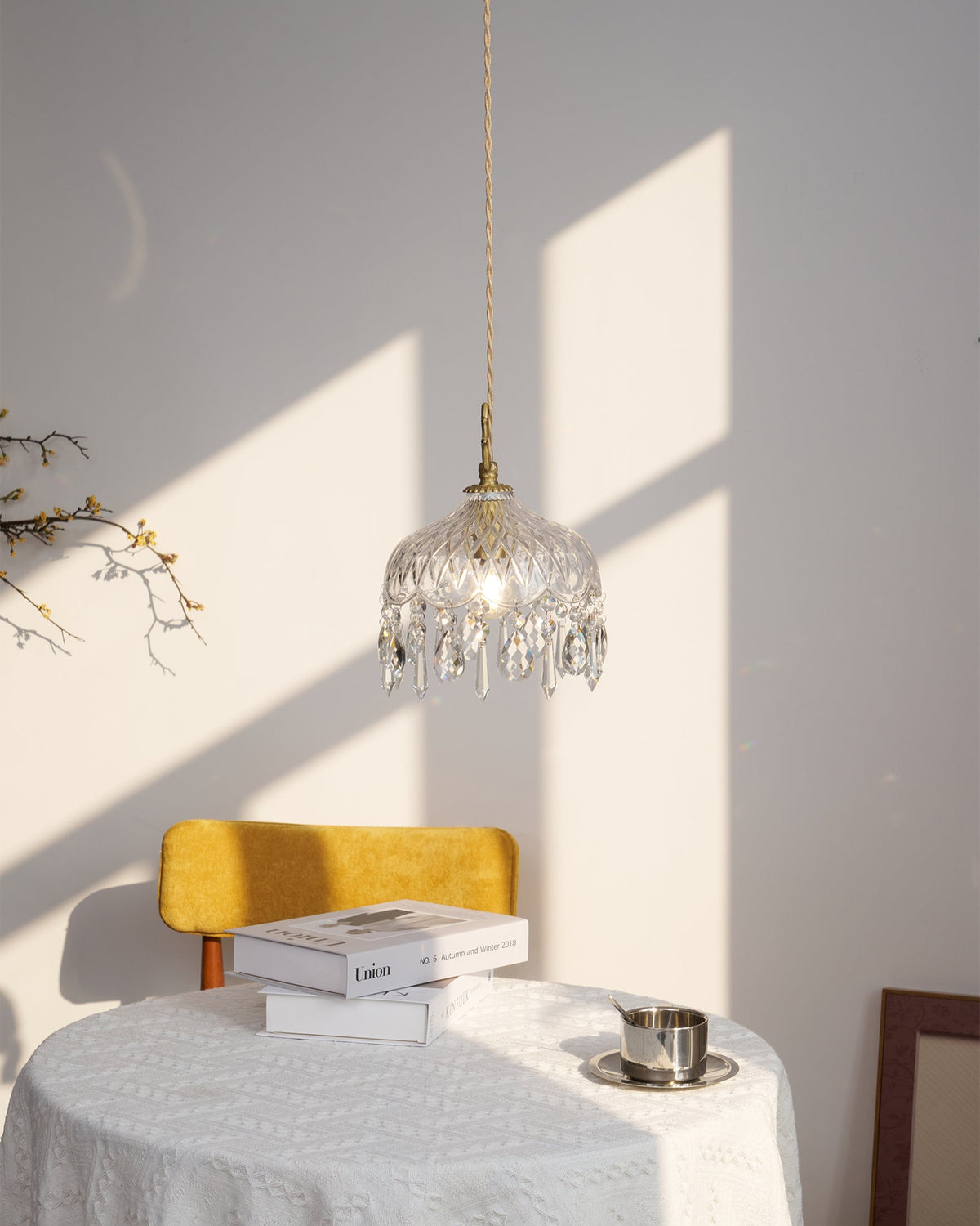 Moka lampada a sospensione Cristallo vintage