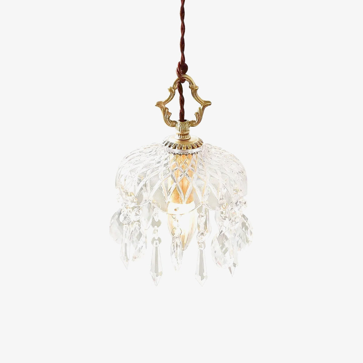 Moka lampada a sospensione Cristallo vintage
