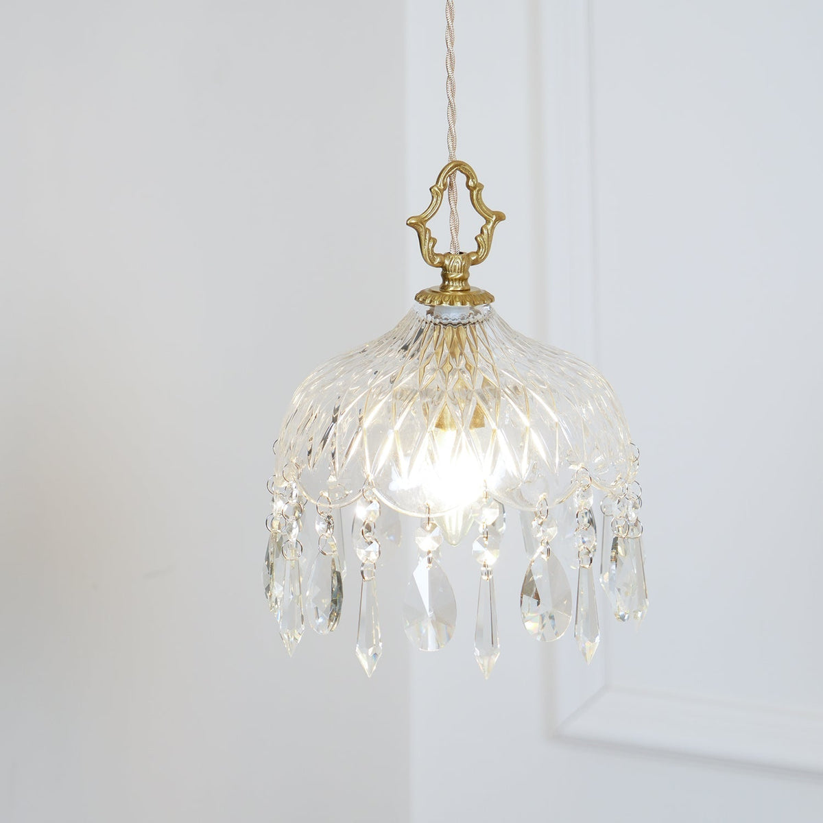 Moka lampada a sospensione Cristallo vintage