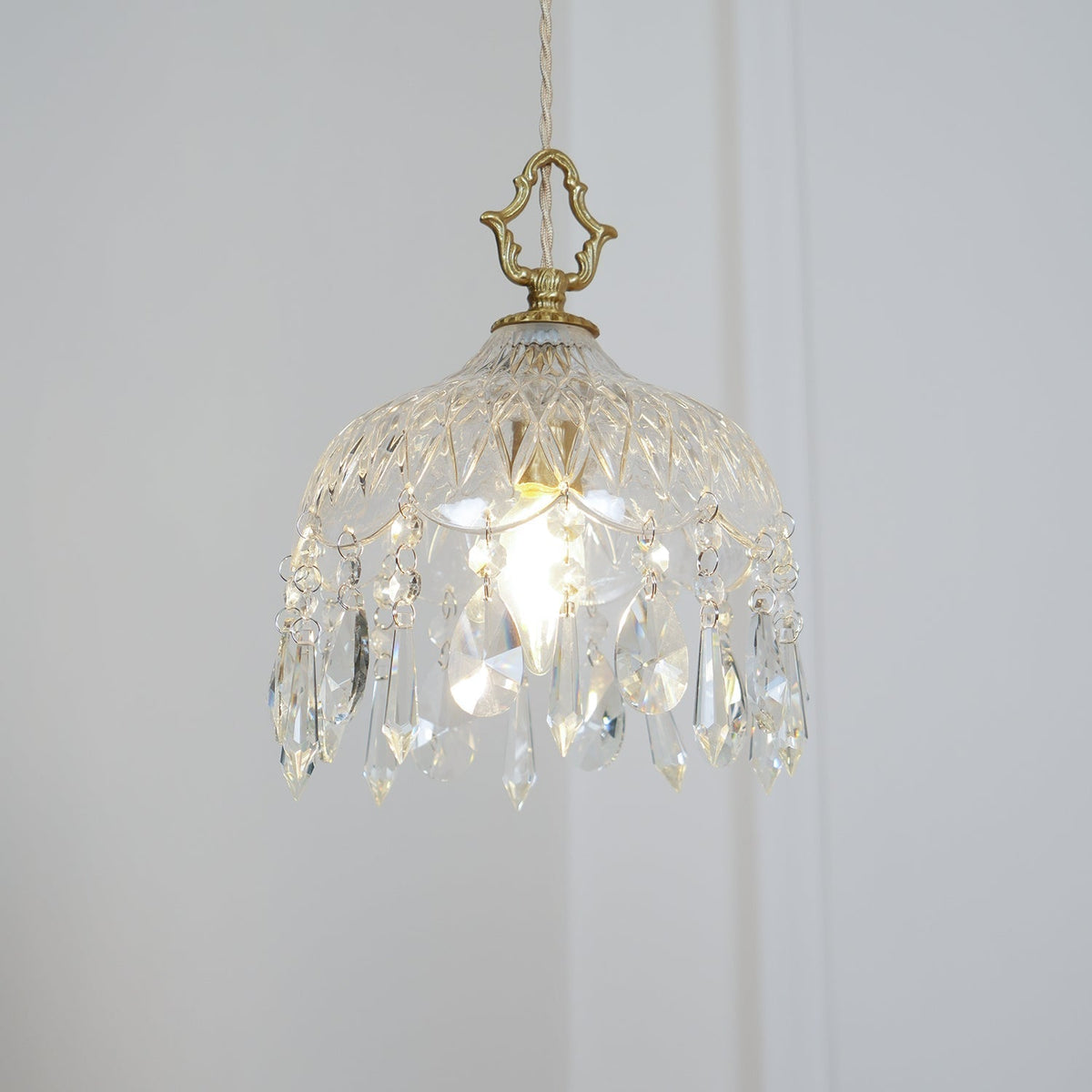 Moka lampada a sospensione Cristallo vintage