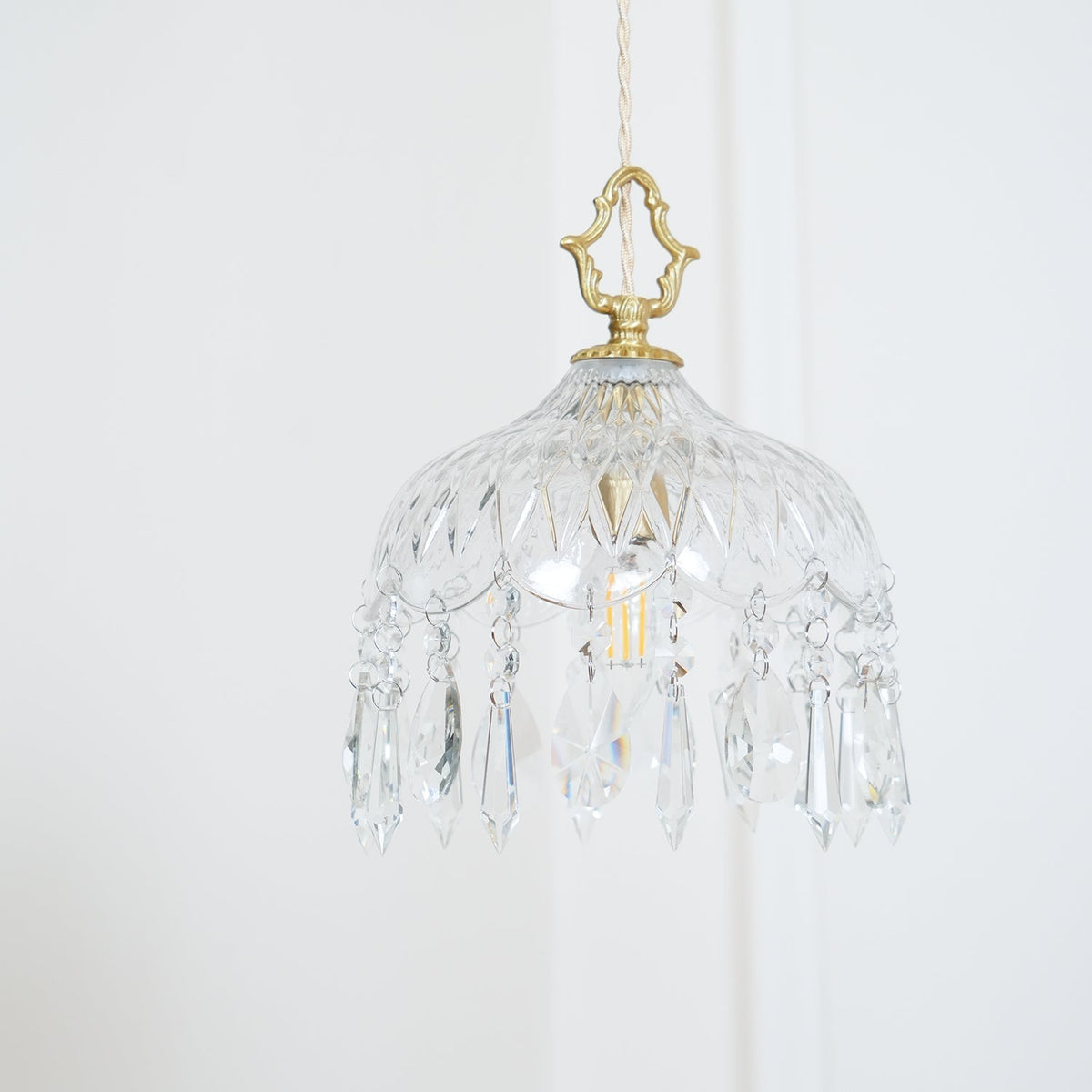 Moka lampada a sospensione Cristallo vintage