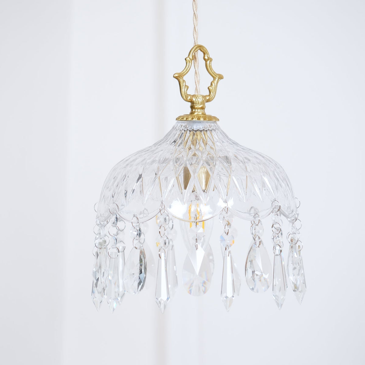 Moka lampada a sospensione Cristallo vintage