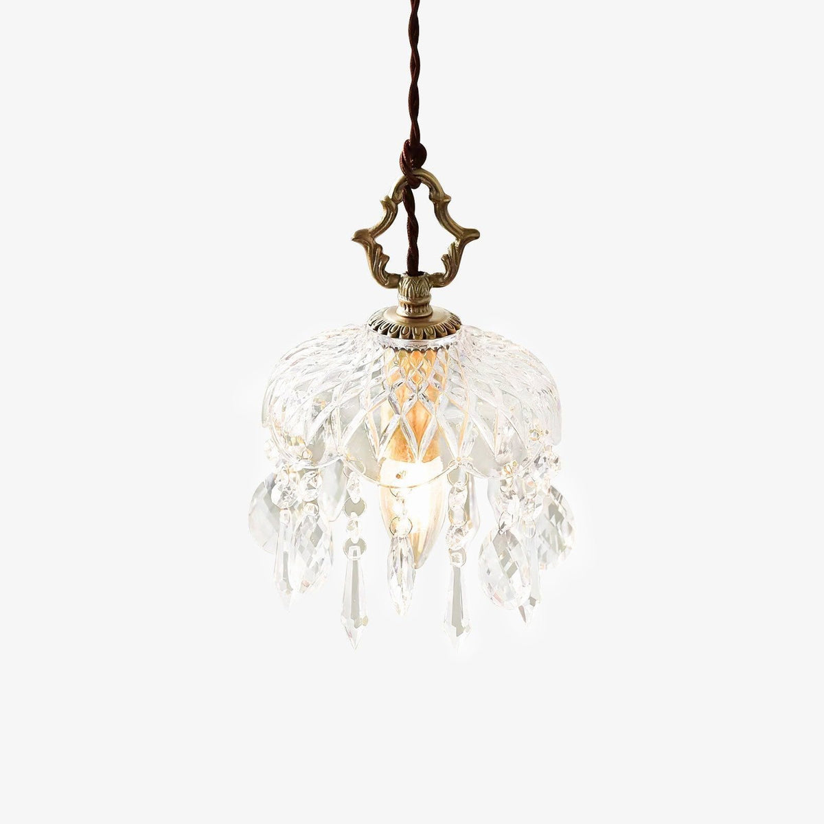 Moka lampada a sospensione Cristallo vintage