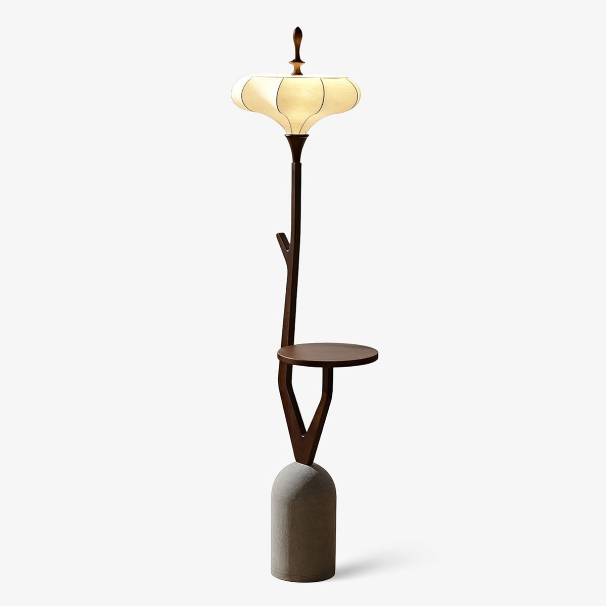 Flor lampada da terra in legno stile Fashion