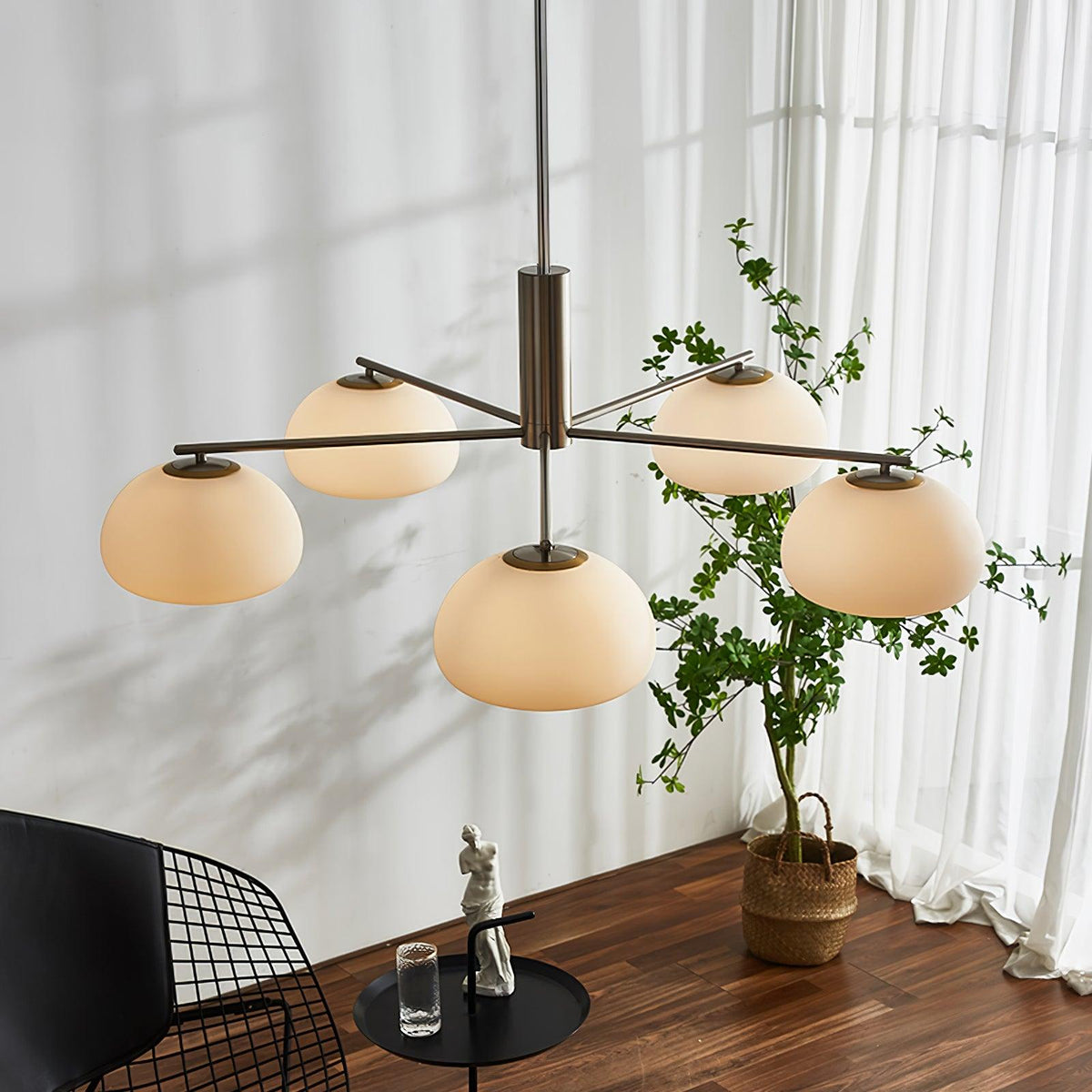 Celeneon lampadario in vetro lusso