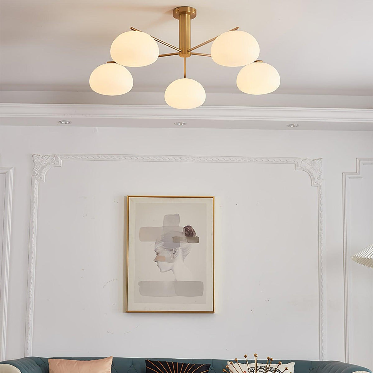 Celeneon lampadario in vetro lusso