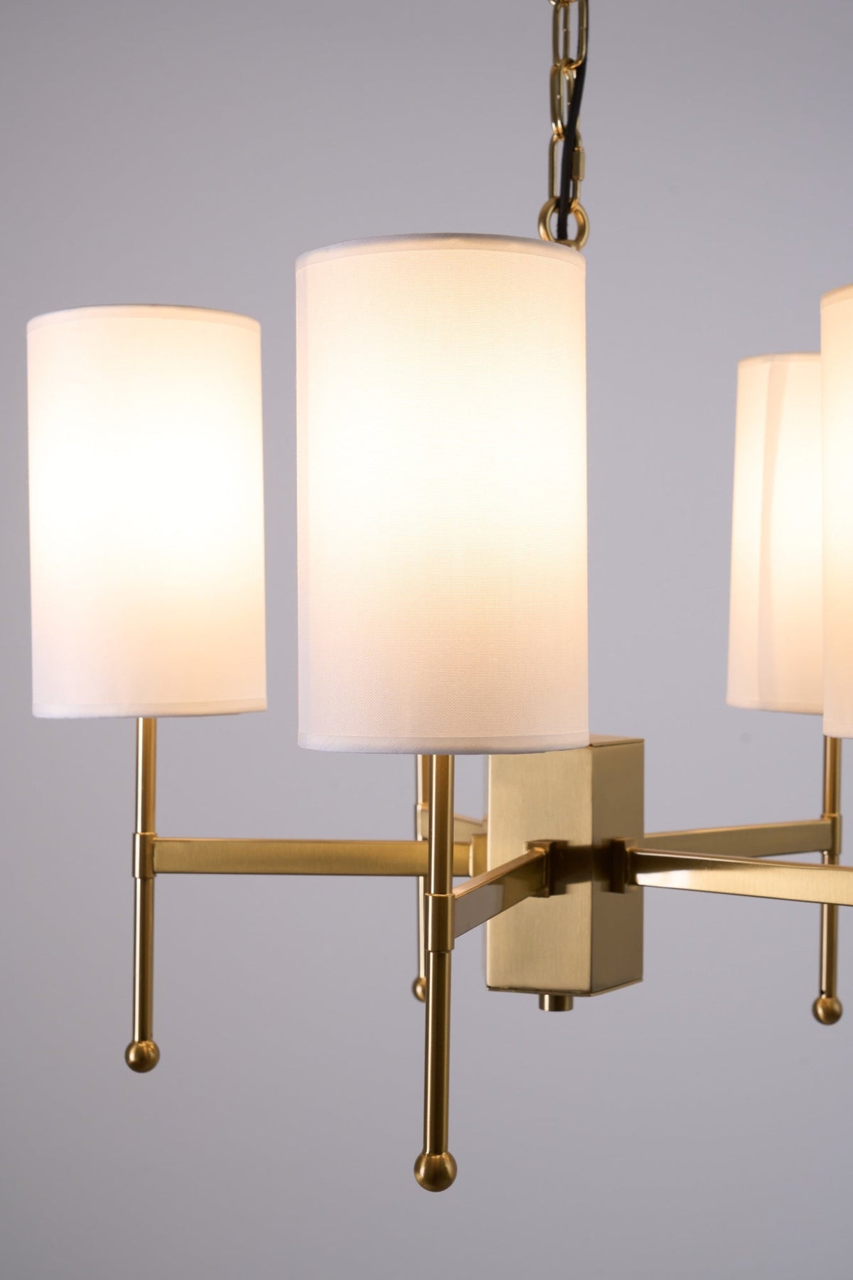 Ulcarisra lampadario in ottone e tessuto vintage Tradizionale