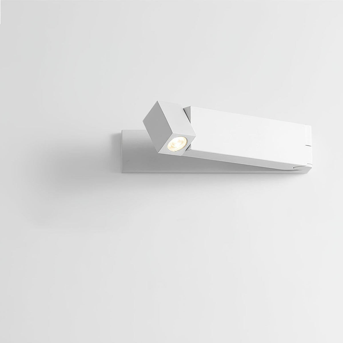 LED lampada da parete Corpo in Leghe di Alluminio nero Opaco Nickel minimalista in nichel