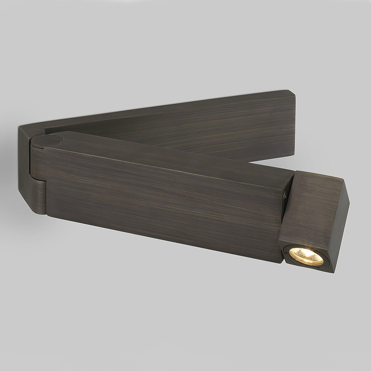LED lampada da parete Corpo in Leghe di Alluminio nero Opaco Nickel minimalista in nichel