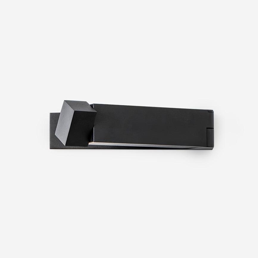 LED lampada da parete Corpo in Leghe di Alluminio nero Opaco Nickel minimalista in nichel