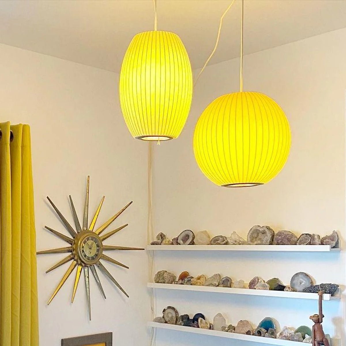 Elaeniella lampada a sospensione Bubble Geometric a globo