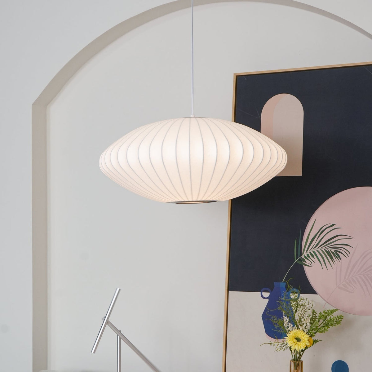 Elaeniella lampada a sospensione Bubble Geometric a globo