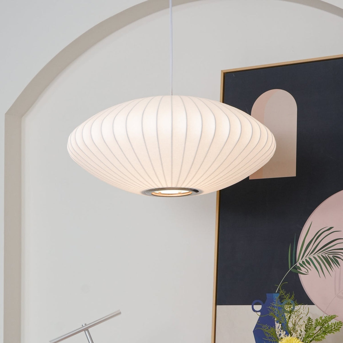 Elaeniella lampada a sospensione Bubble Geometric a globo