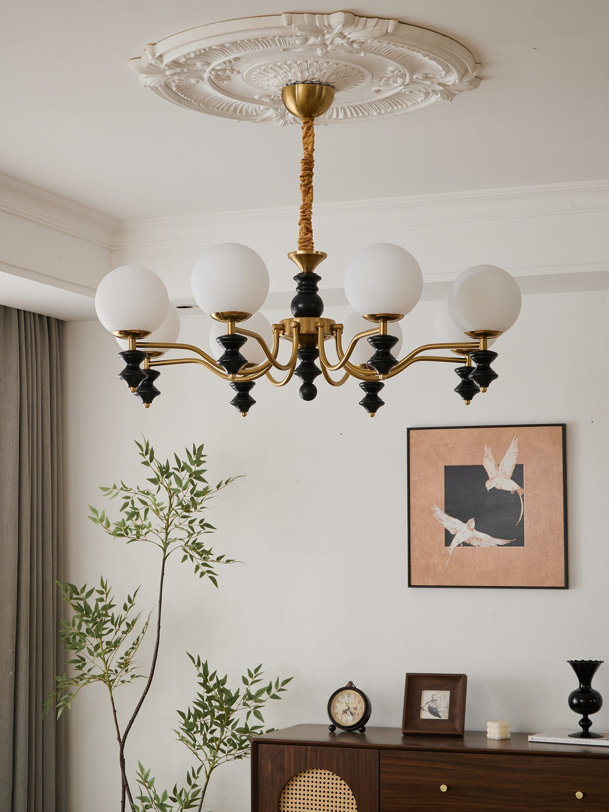 Ordore lampadario in legno Eleganza Tradizionale vintage