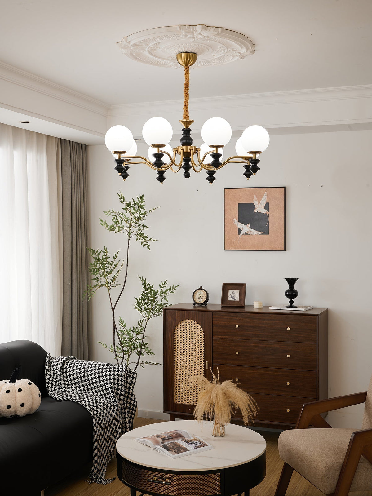 Ordore lampadario in legno Eleganza Tradizionale vintage