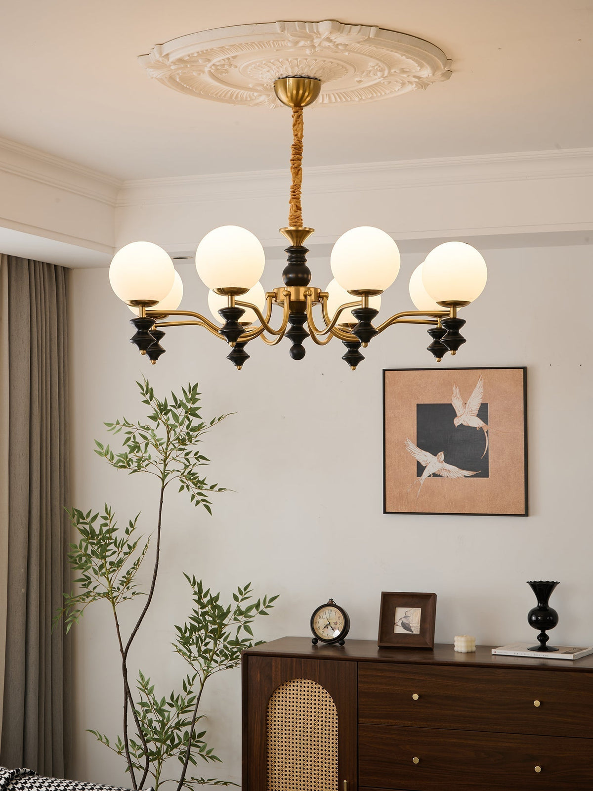 Ordore lampadario in legno Eleganza Tradizionale vintage