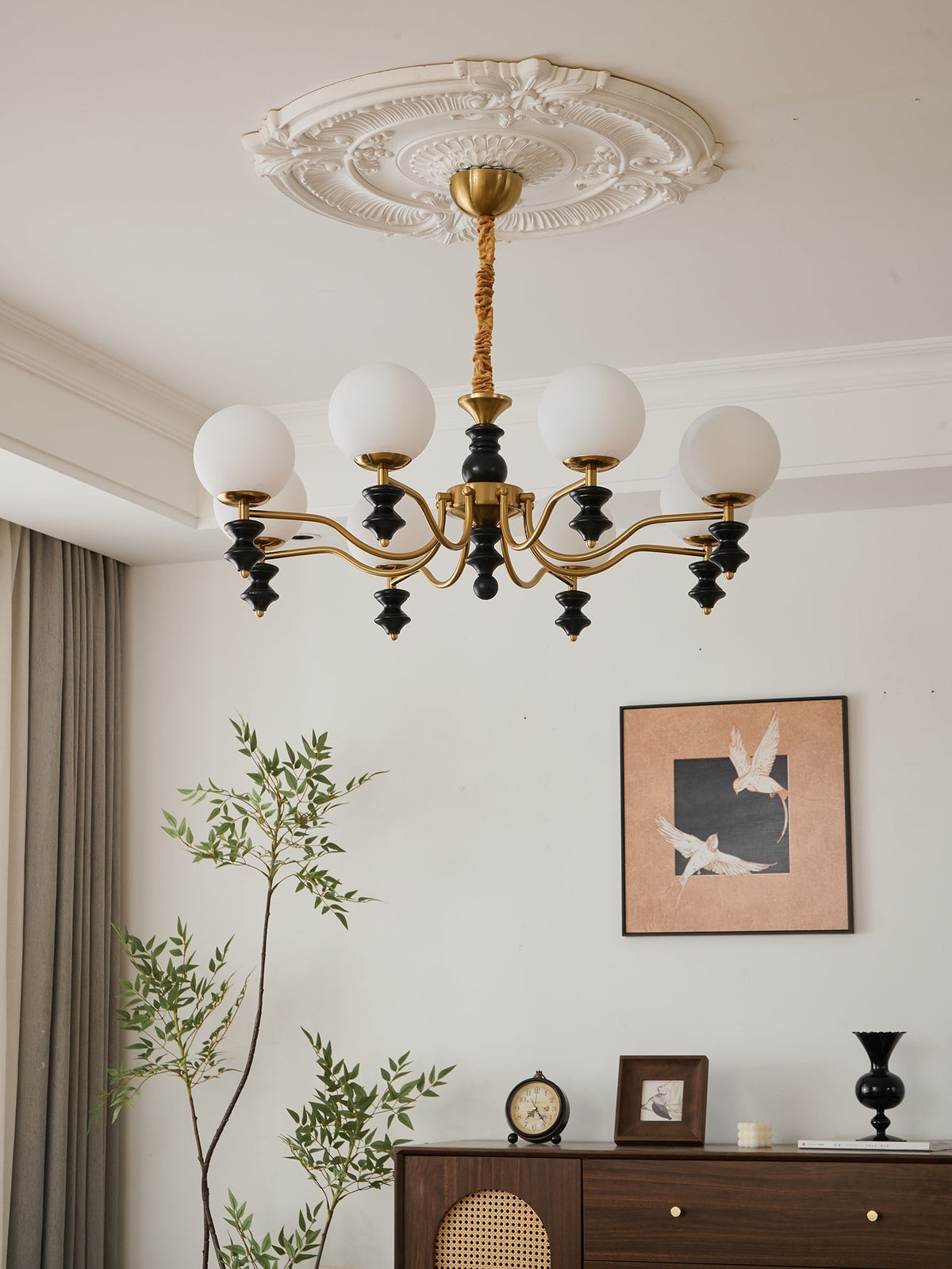 Ordore lampadario in legno Eleganza Tradizionale vintage