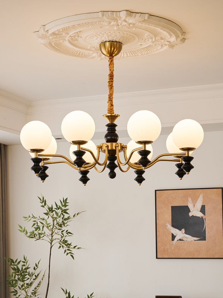 Ordore lampadario in legno Eleganza Tradizionale vintage