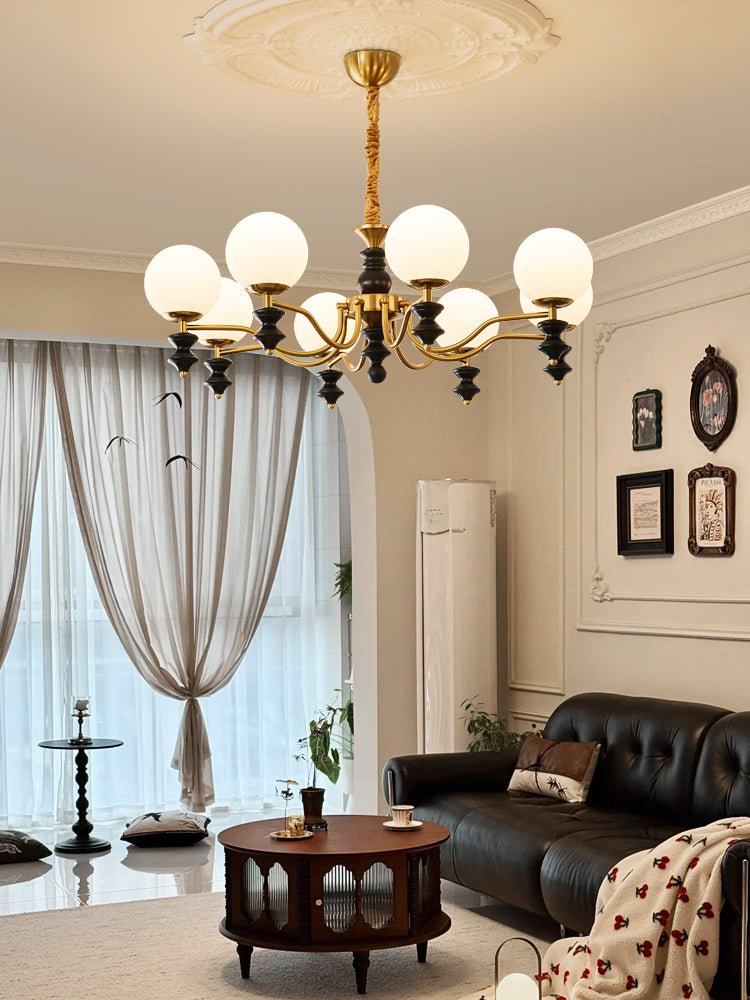 Ordore lampadario in legno Eleganza Tradizionale vintage