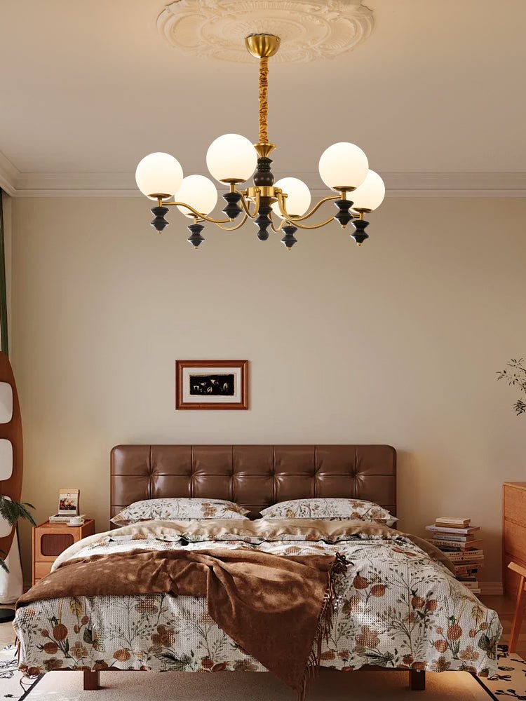 Ordore lampadario in legno Eleganza Tradizionale vintage
