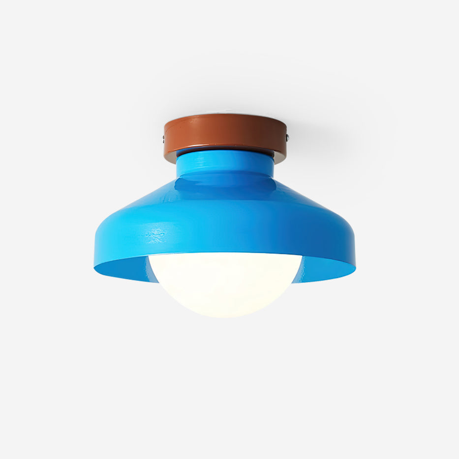 Valaneria lampada da soffitto plafoniera in metallo Blu