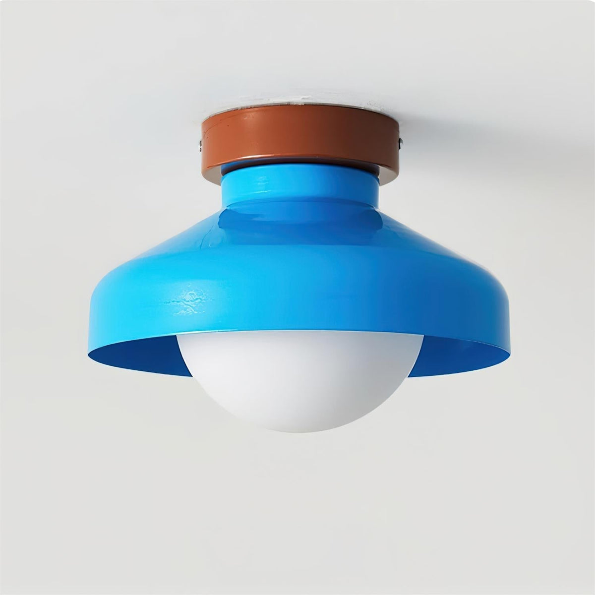 Valaneria lampada da soffitto plafoniera in metallo Blu