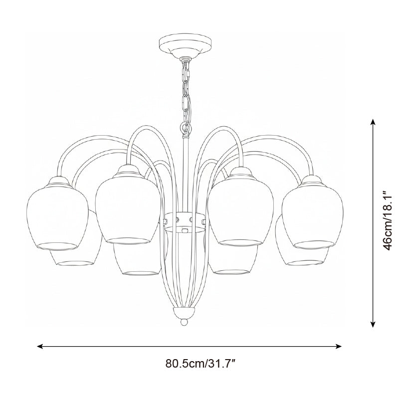 Noruian lampadario Petiole