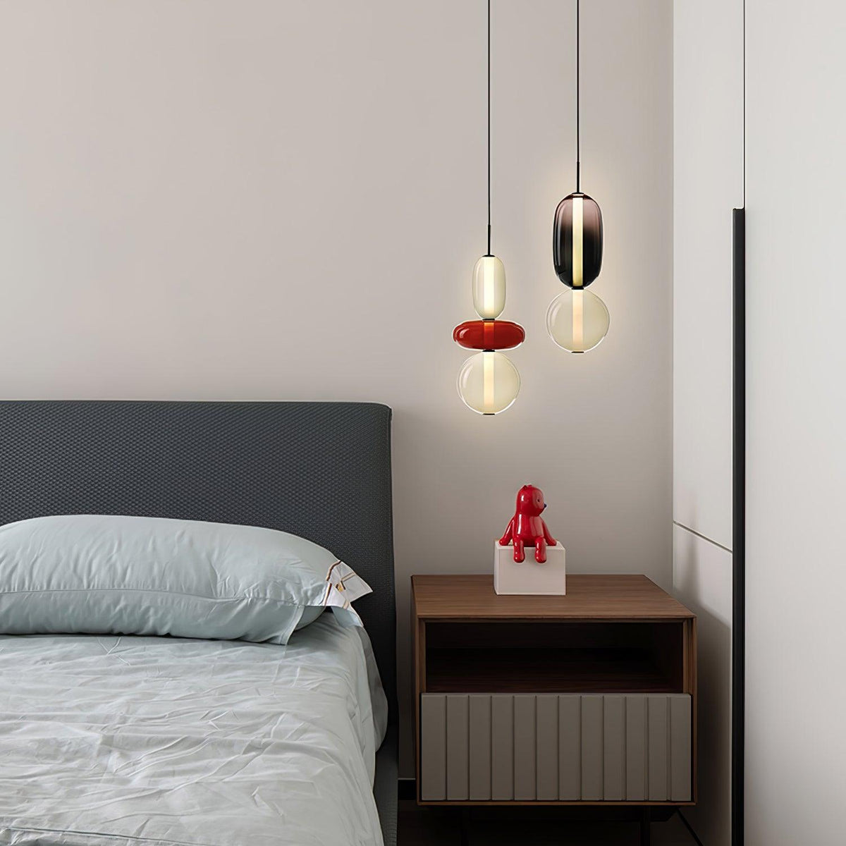 Eiriniella lampada a sospensione in vetro Candito