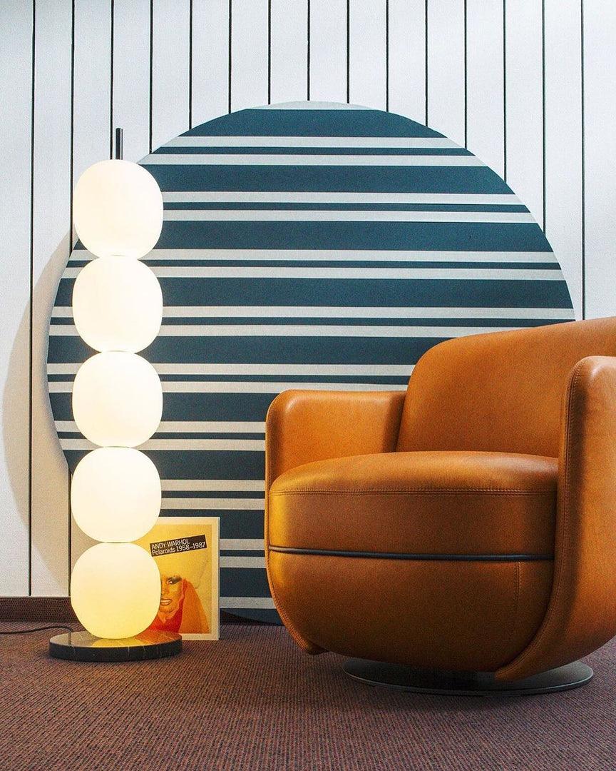 Ceni lampada da terra minimalista in marmo
