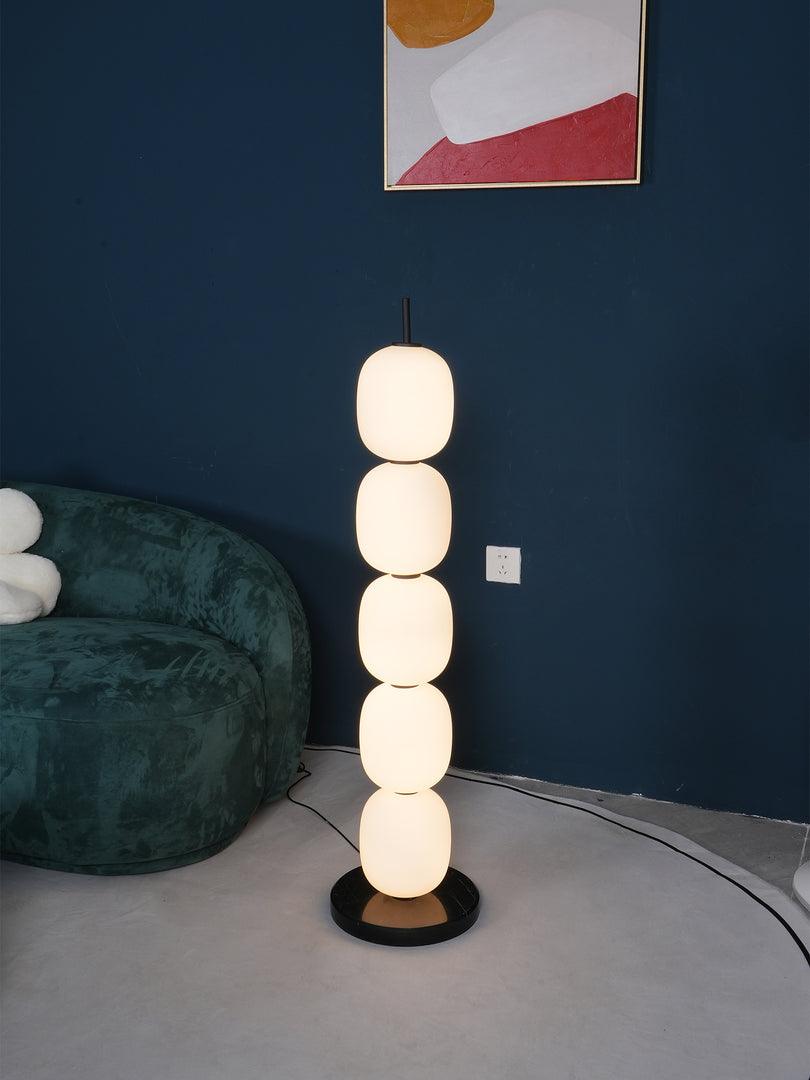 Ceni lampada da terra minimalista in marmo