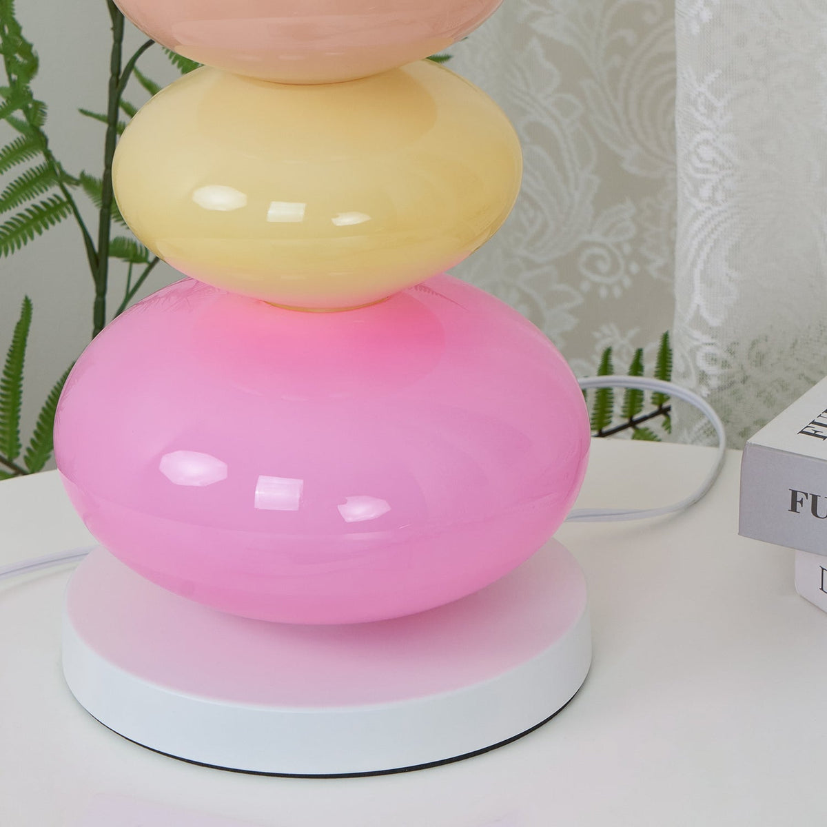 Nimbx lampada da tavolo in marmo artistico