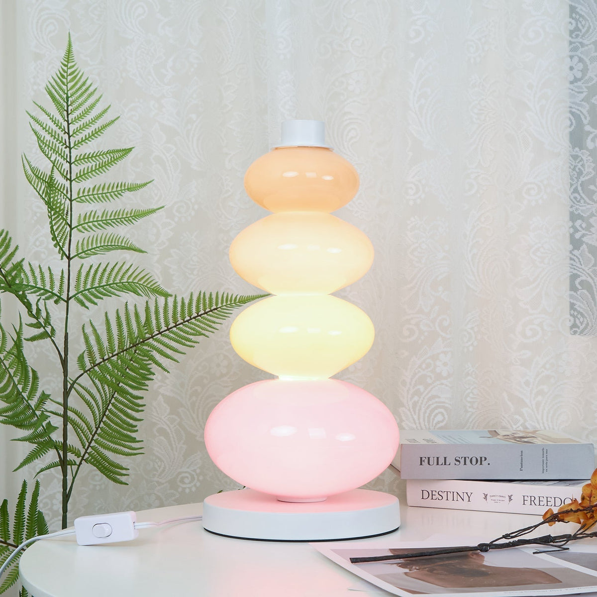 Nimbx lampada da tavolo in marmo artistico