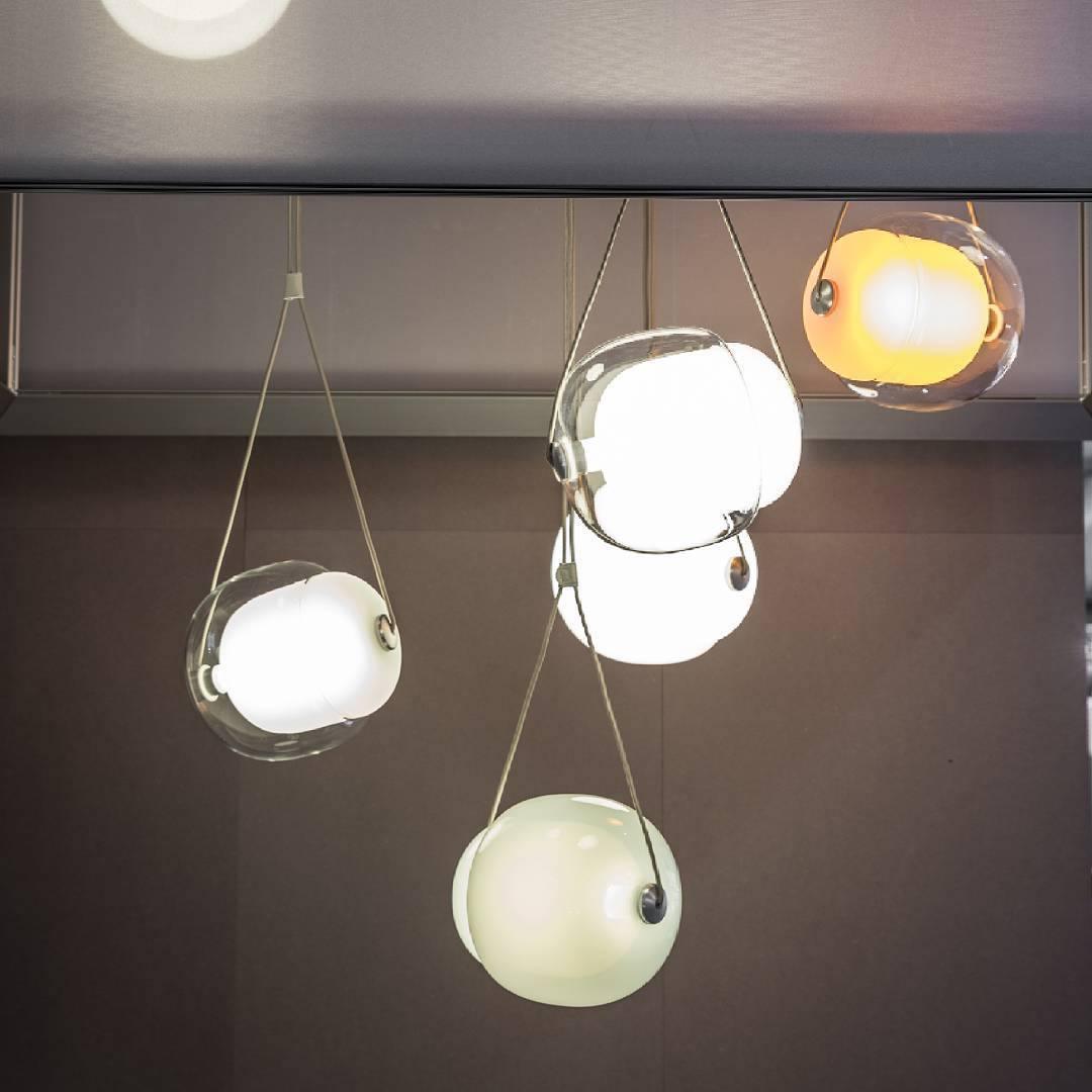 Ovexa lampada a sospensione contemporanea in vetro