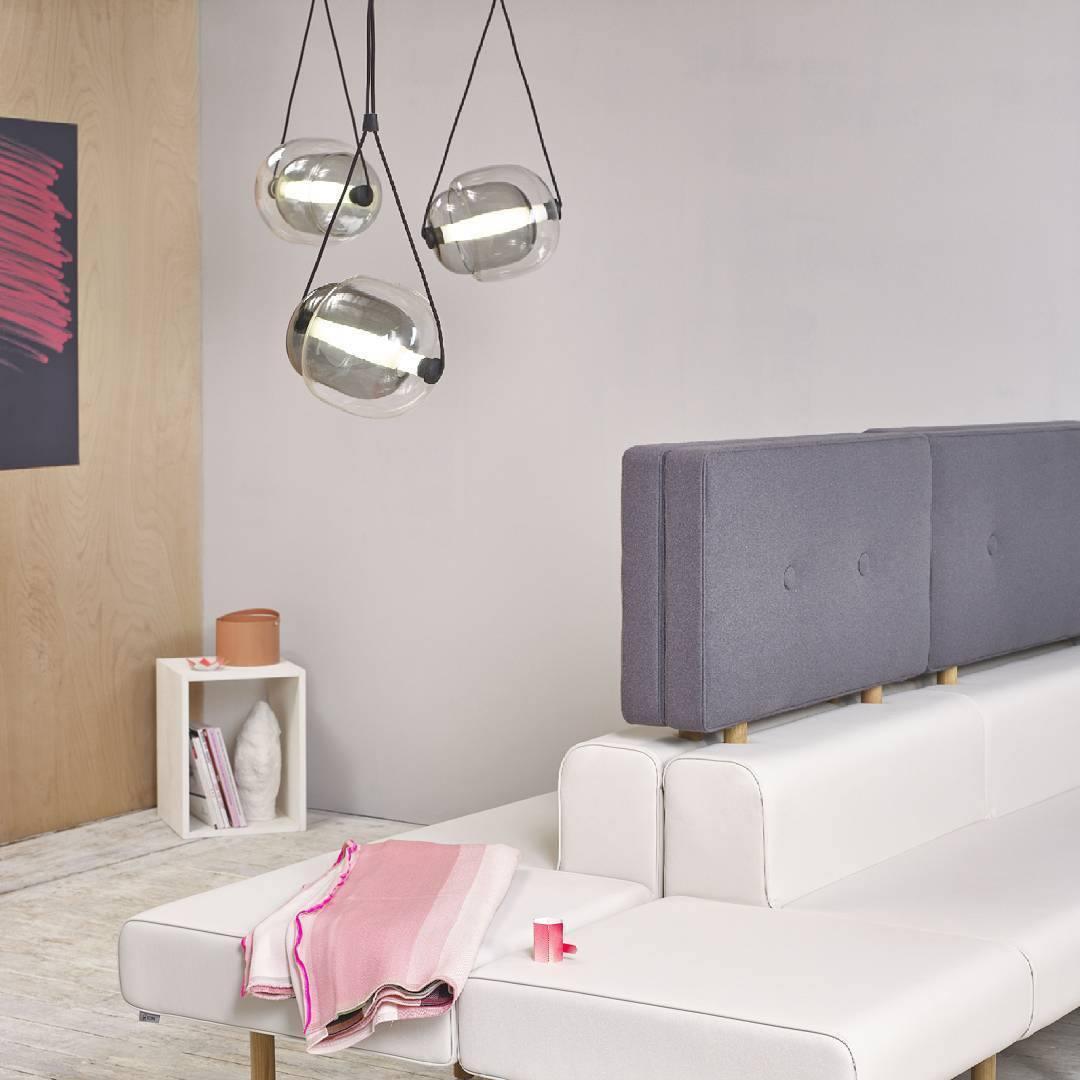 Ovexa lampada a sospensione contemporanea in vetro