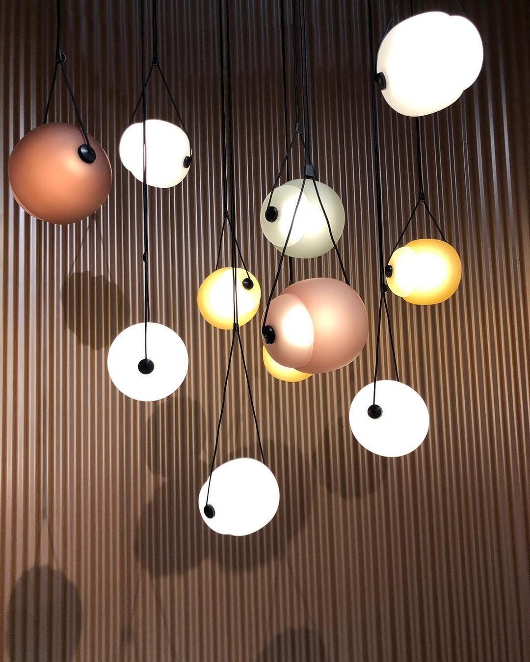 Ovexa lampada a sospensione contemporanea in vetro
