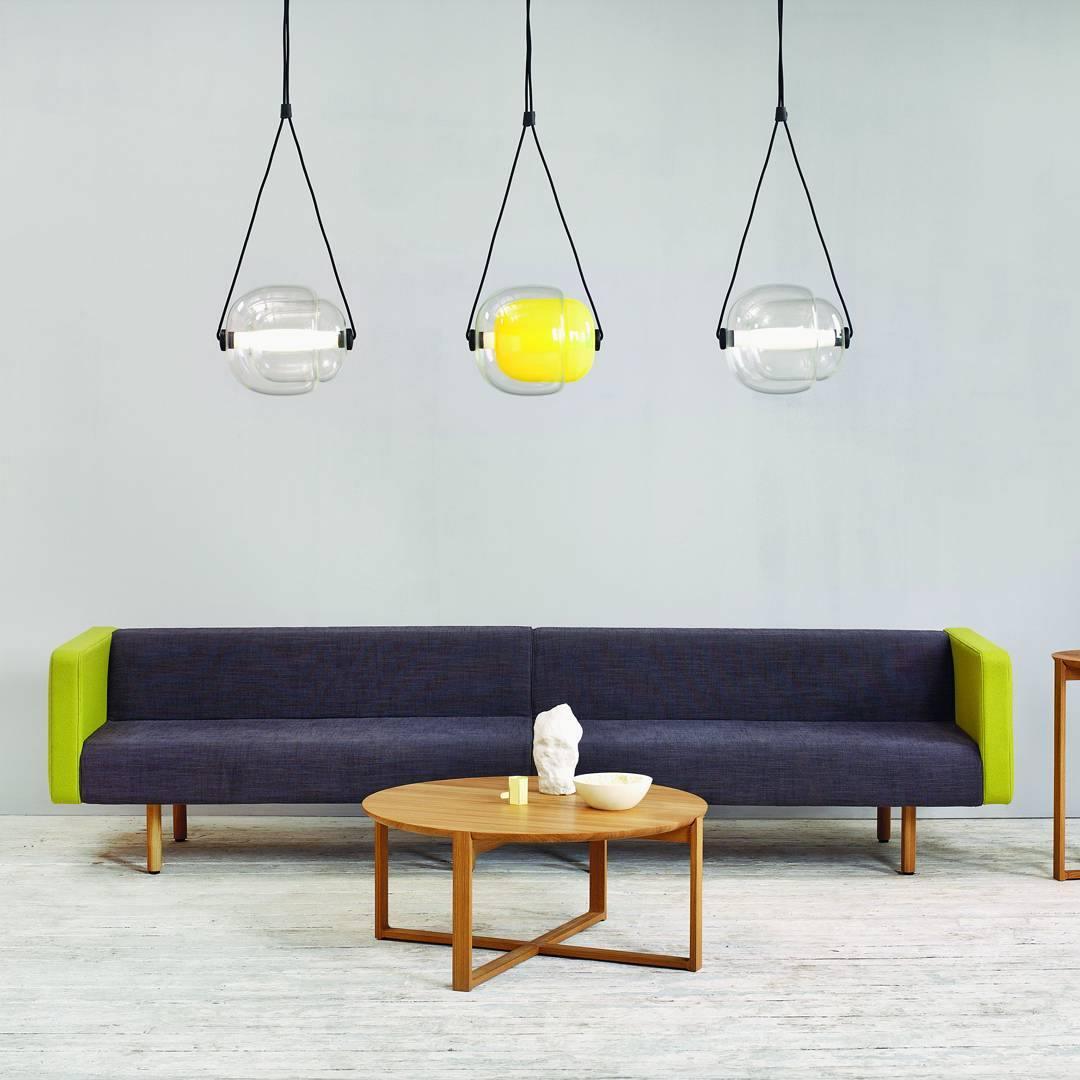 Ovexa lampada a sospensione contemporanea in vetro