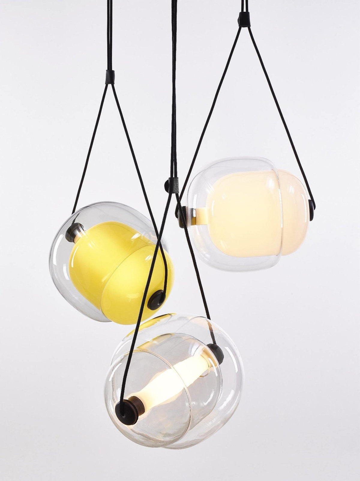 Ovexa lampada a sospensione contemporanea in vetro