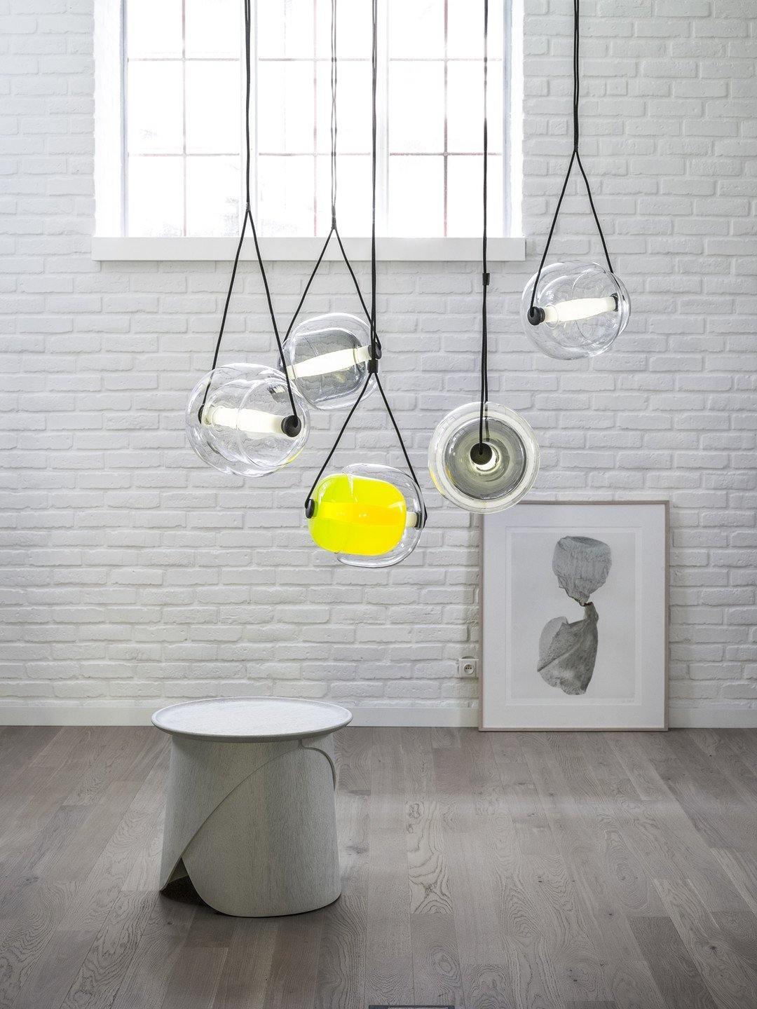 Ovexa lampada a sospensione contemporanea in vetro