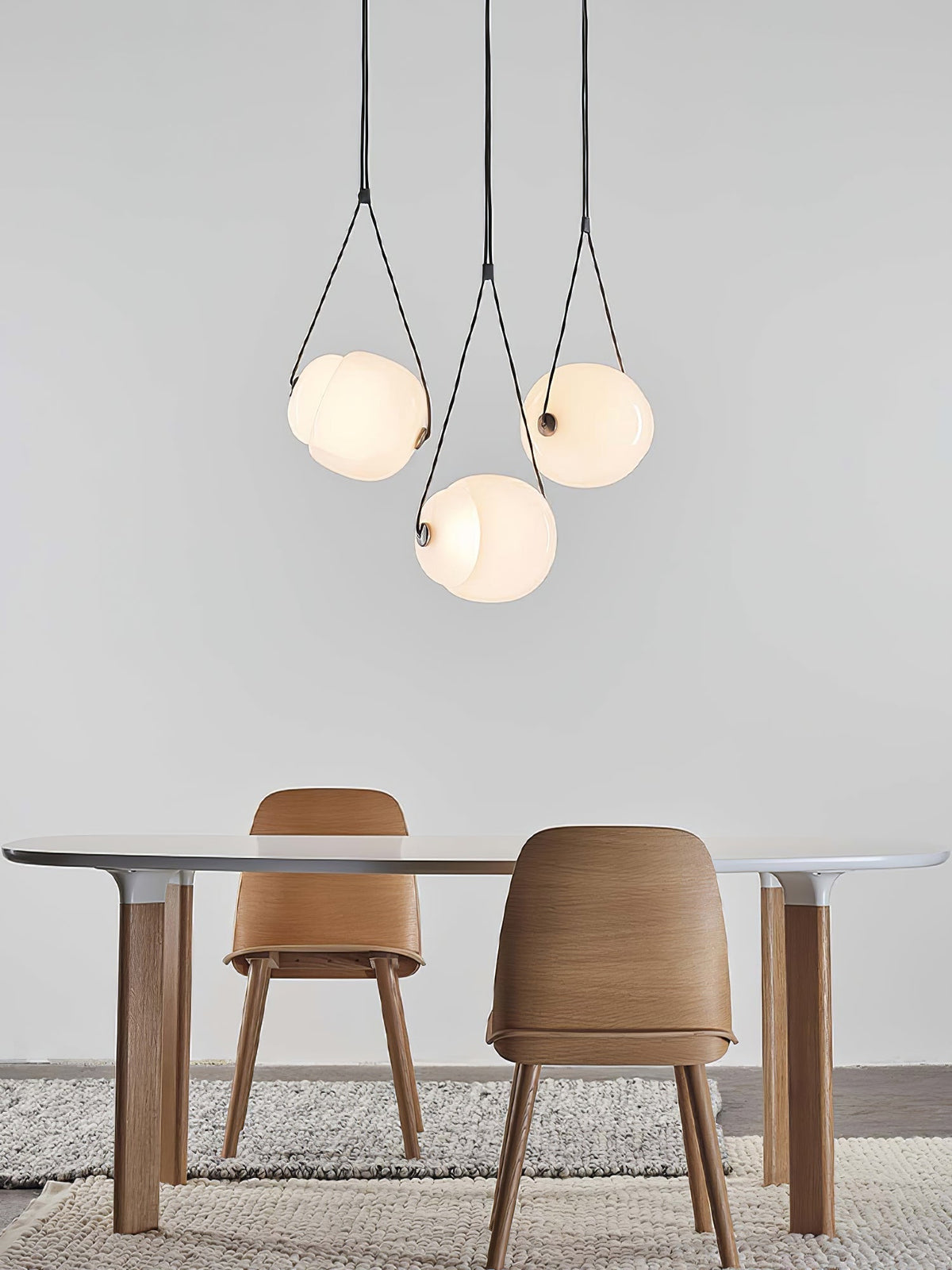 Ovexa lampada a sospensione contemporanea in vetro