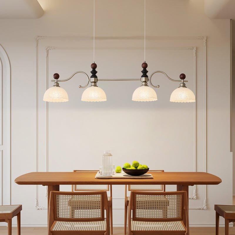 Ivvinisra Elegance vintage Island lampada a sospensione in legno