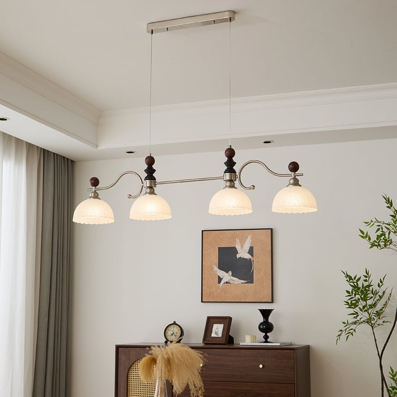 Ivvinisra Elegance vintage Island lampada a sospensione in legno