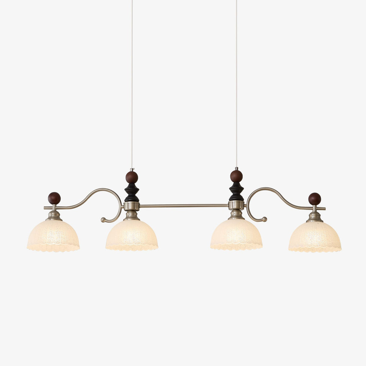 Ivvinisra Elegance vintage Island lampada a sospensione in legno