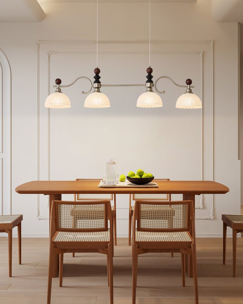 Ivvinisra Elegance vintage Island lampada a sospensione in legno