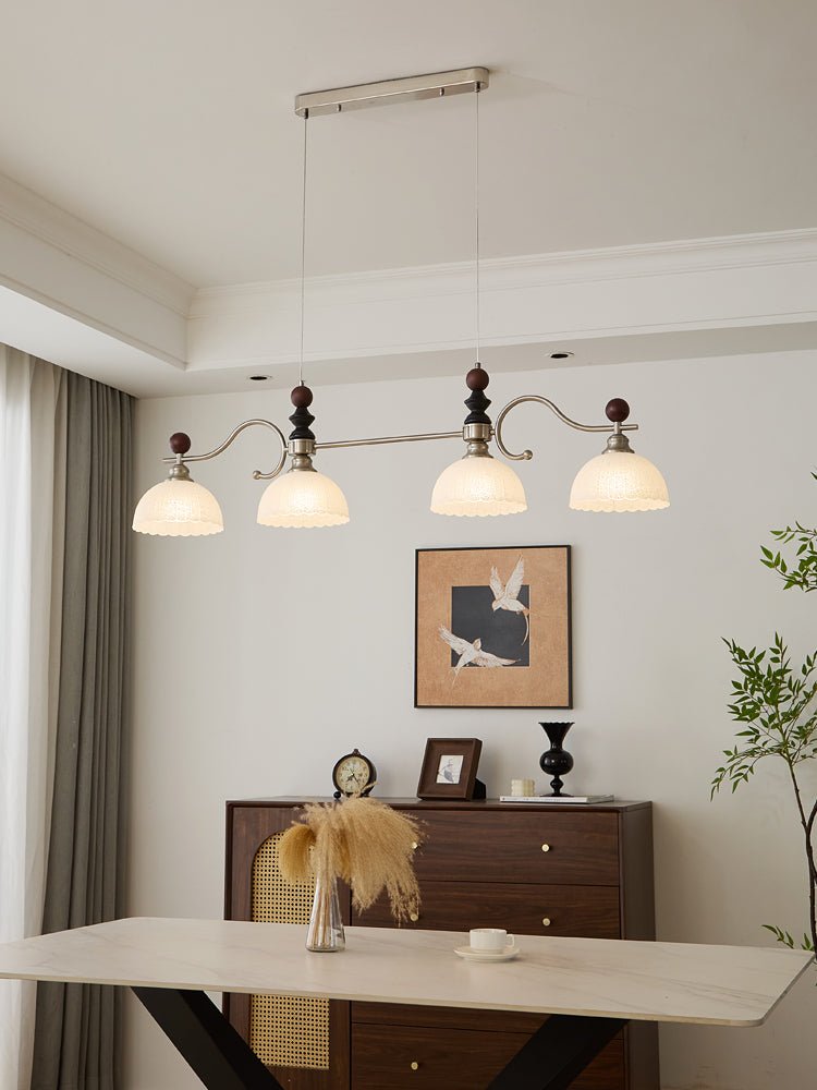 Ivvinisra Elegance vintage Island lampada a sospensione in legno